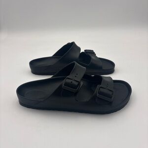 Birkenstock Arizona EVA Black Rubber Sandals Size MENS 10 WOMENS 12